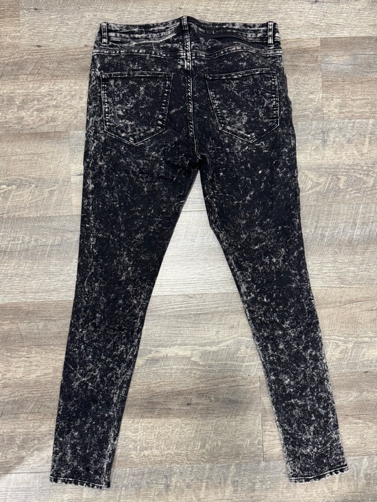 H&M Black Acid-Wash Women’s Skinny Jeans - Picture 2 of 3